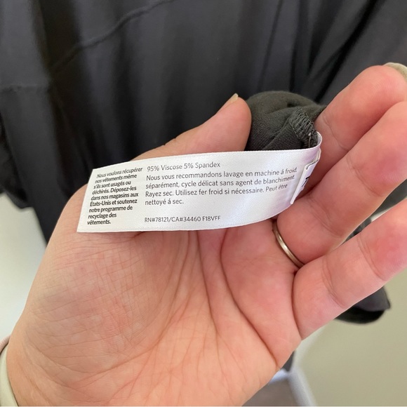 Eileen Fisher Long Sleeve Stretch Dress in Gray SIZE MEDIUM - Picture 2 of 10